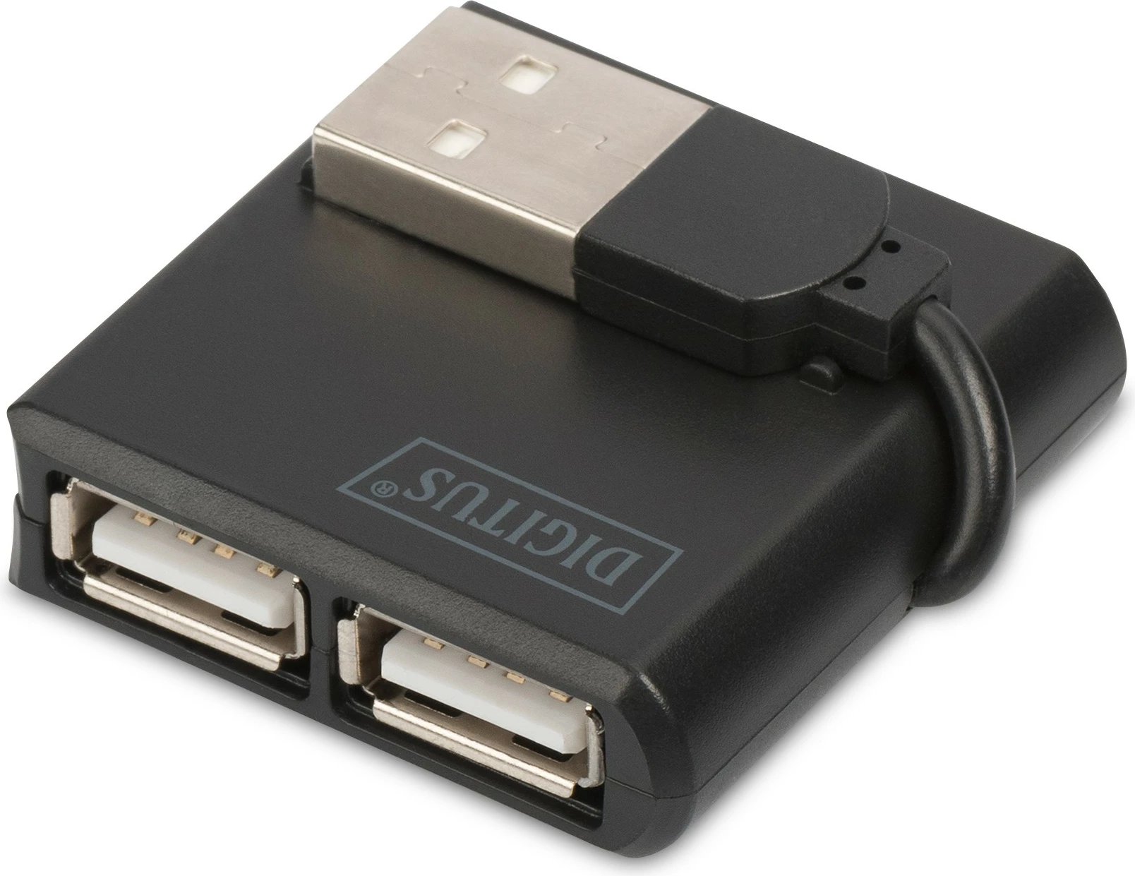 Hub USB Digitus, 4-Port, USB 2.0, 480 Mbit/s, Ngjyrë e zezë
