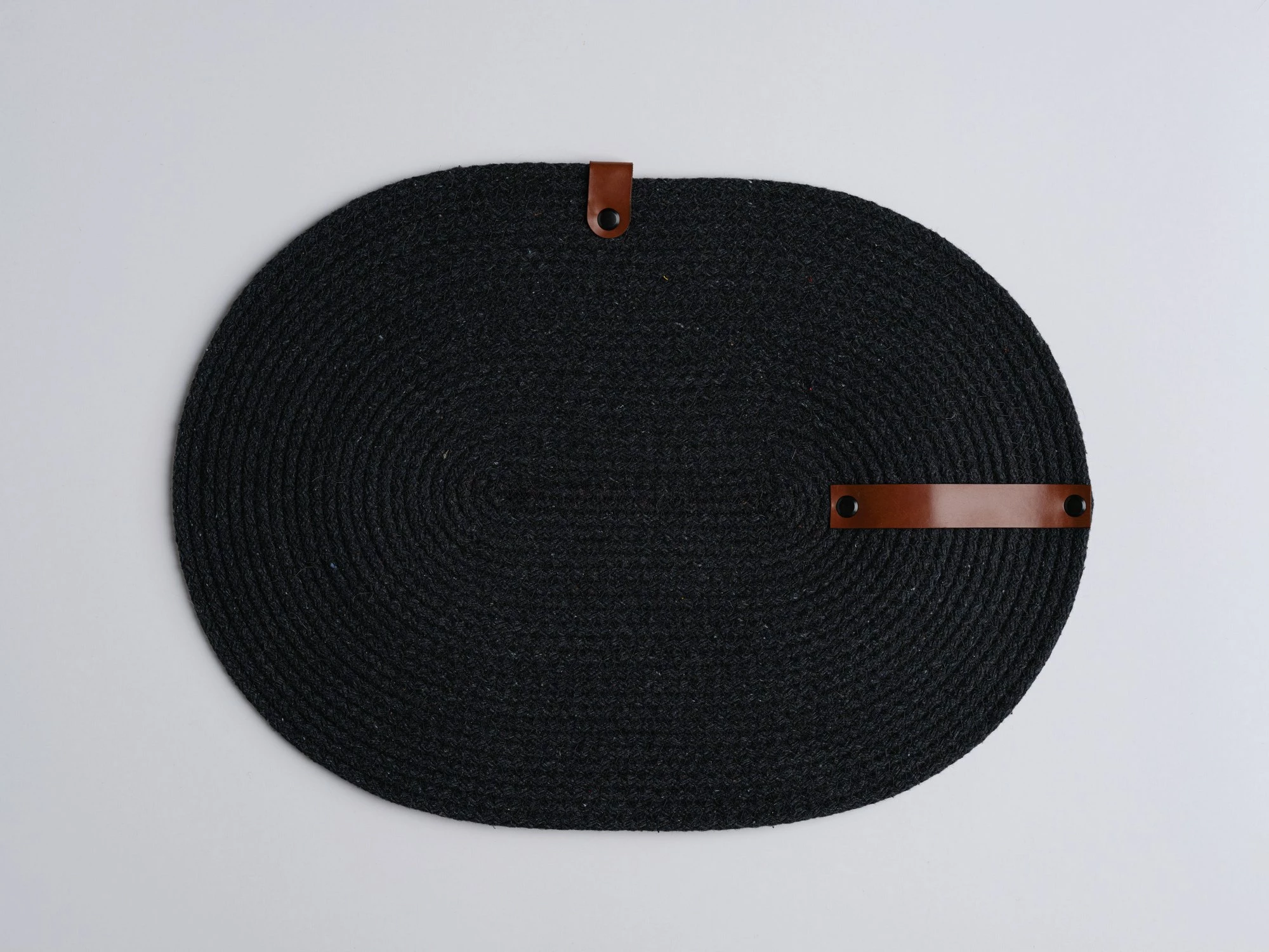 Set nënshimesh tavoline (6 copë), Aberto Design, JUT08001108D, ngjyrë e zezë