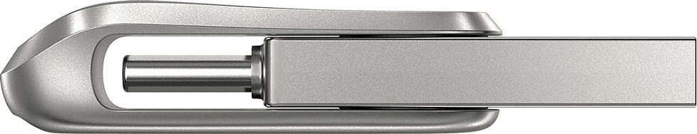 USB SanDisk Ultra Dual Drive Luxe, 256 GB, USB Type-A / USB Type-C, 3.2 Gen 1, Çelik inox
