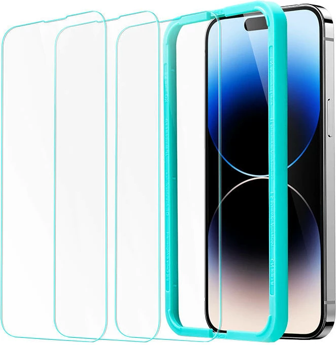 Xham i temperuar ESR për iPhone 14 Pro Max, transparent, 1 copë