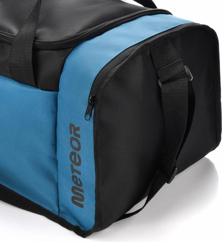 Çantë fitnesi Meteor, unisex, e zezë dhe blu