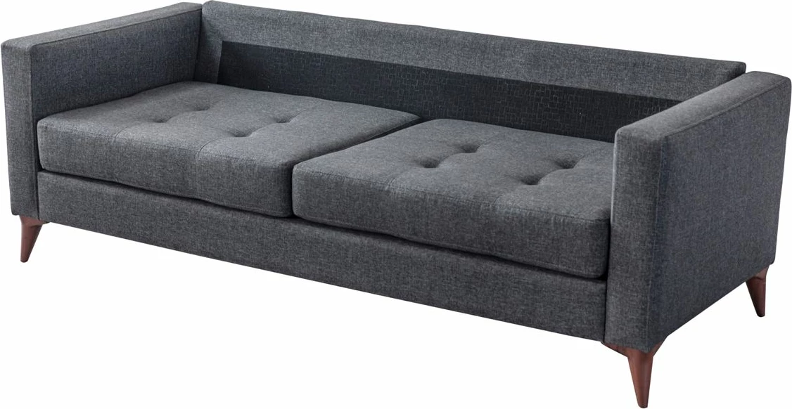Divan treshe Atelier del Sofa, ngjyrë antracit