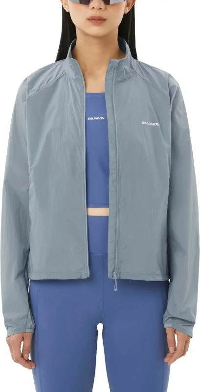 Jakne sportive femra Salomon SHKout FLY JKT W, e kaltër [Madhësia: M]
