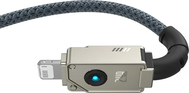 Kabllo USB Baseus Unbreakable, 2 m, 5V-2.4A, Bardhë