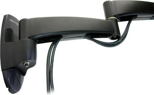 Krah muri për monitor Ergotron 200 Series, 2 zgjatje, 24 inch, 11.3 kg, i zi