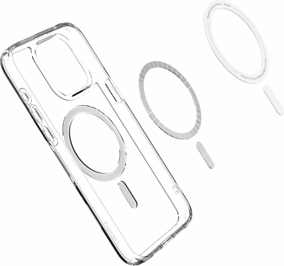 Mbështjellës Spigen Ultra Hybrid Mag për iPhone 15 Pro Max, MagSafe, grafit