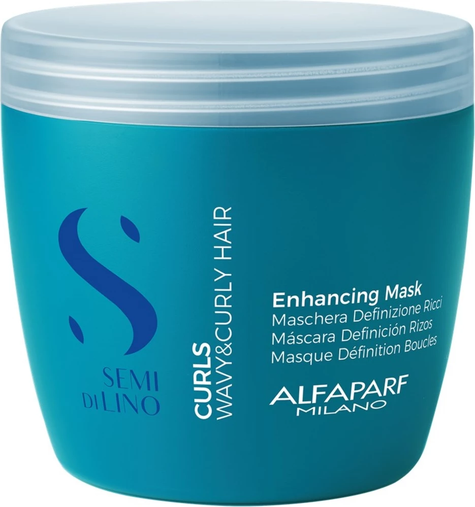 Maskë për flokë për femra Alfaparf Semi Di Lino Curls Strengthening, 500ml