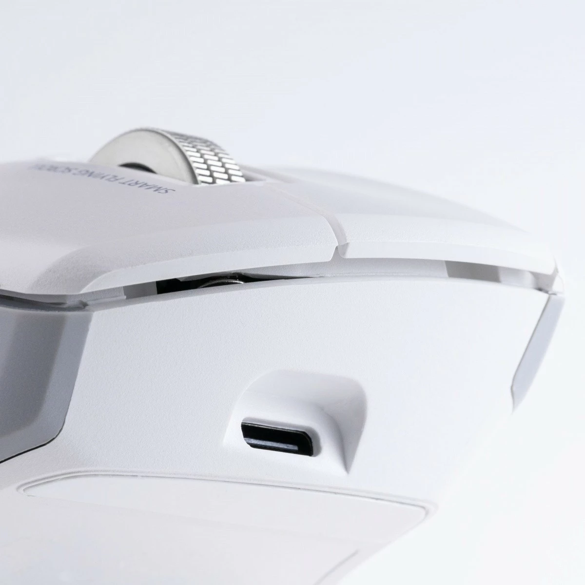 Maus wireless YENKEE YMS 2095WH SPIN, 4800 DPI, Bluetooth + 2.4GHz, bateri e rikarikueshme, 7 butona, kabllo karikimi USB-C, e bardhë