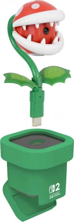 Kamerë USB-C Hori Piranha Plant (Super Mario) për Nintendo Switch 2, gjelbër/kuqe