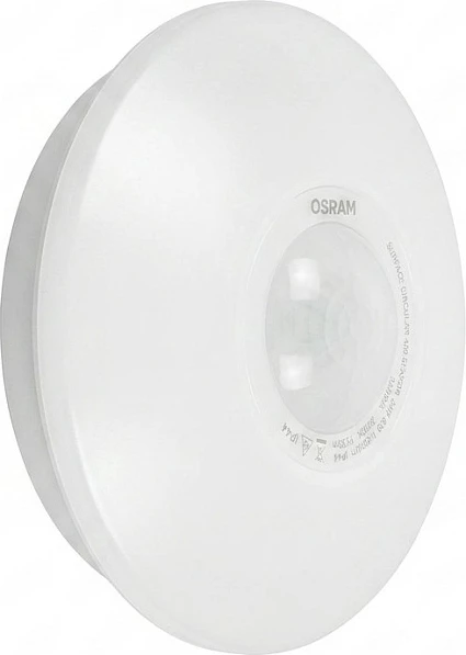 Llambë LED tavanore/murale OSRAM Surface Circular 400 Sensor, 24W, 3000K, IP44, e bardhë