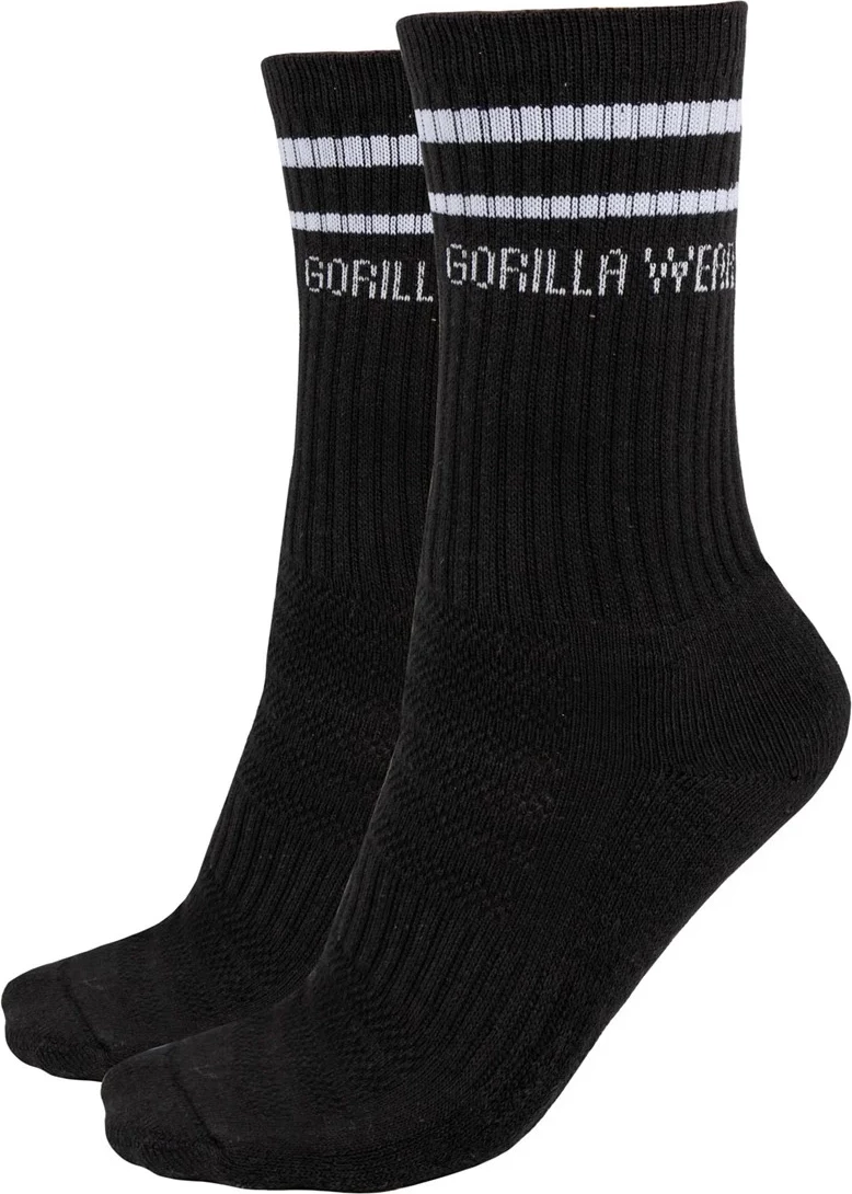 Crew Socks 2-Pack - Black