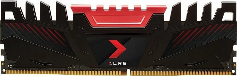 RAM Memorje PNY XLR8 MD16GD4320016AXR-SI DDR4 16GB 3200MHz CL16 DIMM (1x16GB), e zezë/kuqe