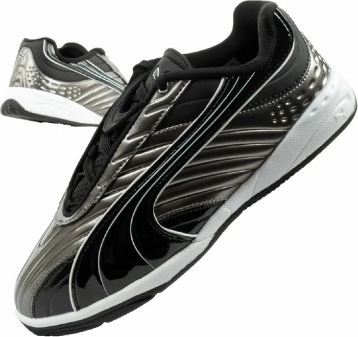 Atlete fëmijësh Puma V-S2 Goalgetter, hiri/argjendi