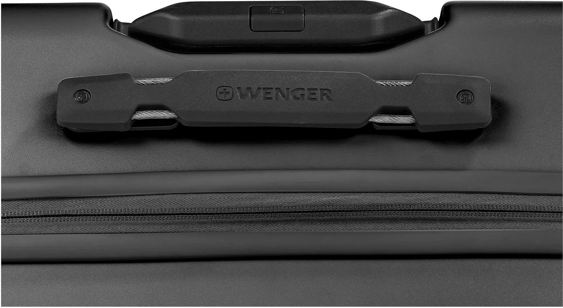 Valixhe kabine Wenger Amplix Hardside Carry-On, 36L, për laptop 16", 4 rrota, e zezë