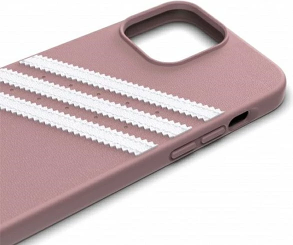 Mbështjellës Adidas OR Moulded Case PU për iPhone 13 Pro Max 6.7", rozë/bardhë