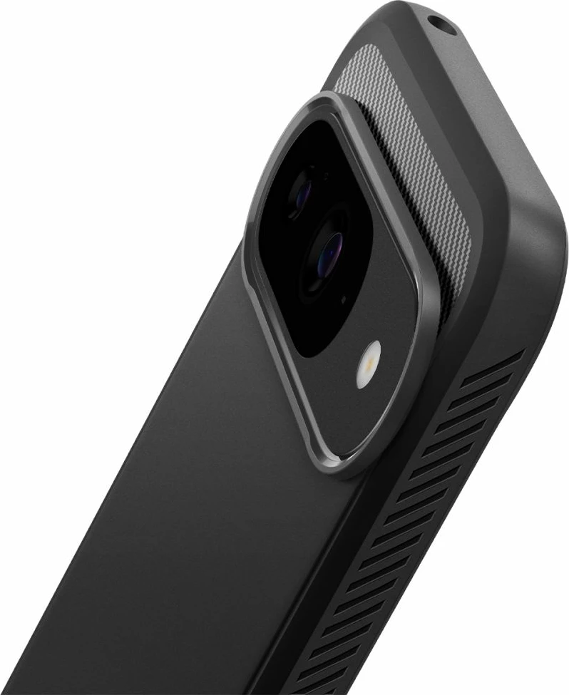 Mbështjellës Spigen Rugged Armor për Google Pixel 9 / 9 Pro, i zi