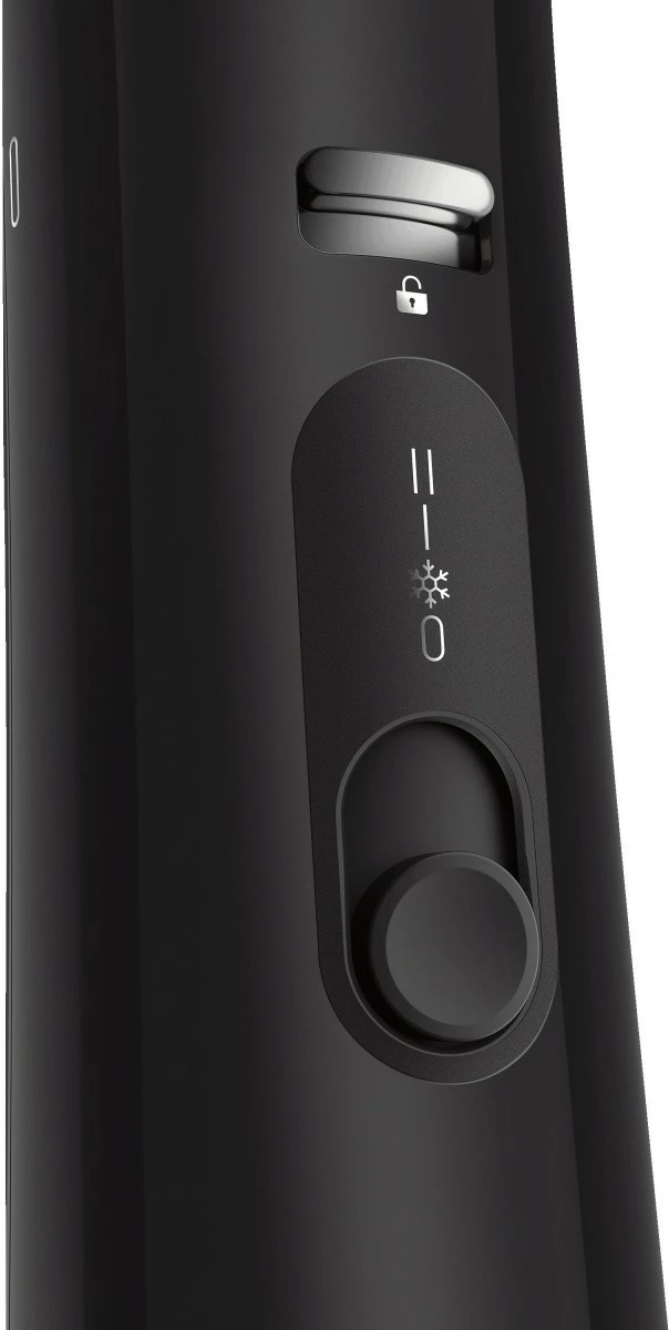 Stilizues tharës-krihër Braun AS150E 300W, 3 nivele nxehtësie, kontroll temperature, cool shot, kabllo rrotulluese, brushë rrethore 25 mm, e zezë, set me 2 aksesorë