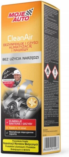 MA Pastrues i Ajrit - Rifreskues I sistemit te kondicionerit te ajrit - "vanila" - 150 ml