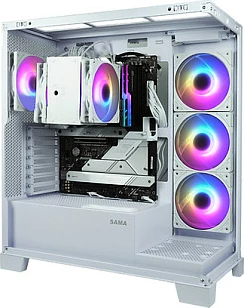 Ftohës CPU Scythe Mugen 6 Dual Fan White ARGB Edition, 2x120mm PWM, i bardhë