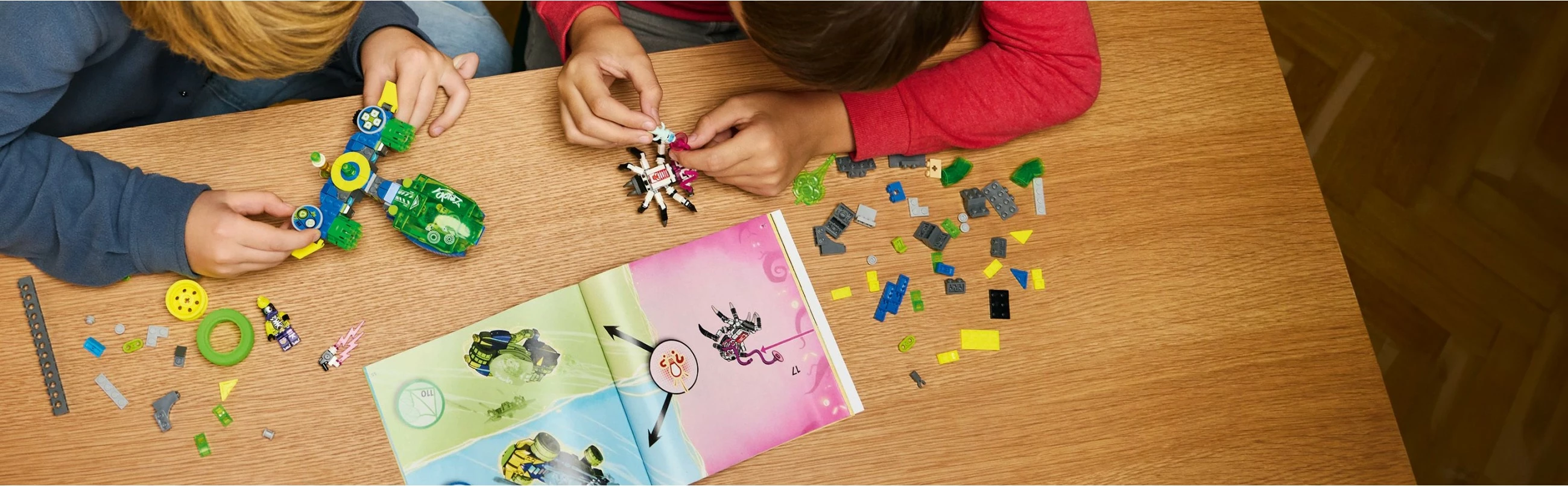 Set ndërtimi LEGO DREAMZzz 71491 Mateo me Z-Blob Action Rennwagen, 485 pjesë, multikolor