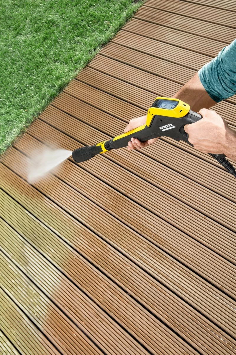 Pastrues me presion Karcher K 7 Smart Control Flex 1.317-340.0, 3 kW, 180 bar, 600 l/h, zorrë 10 m, Bluetooth, verdhë/zi