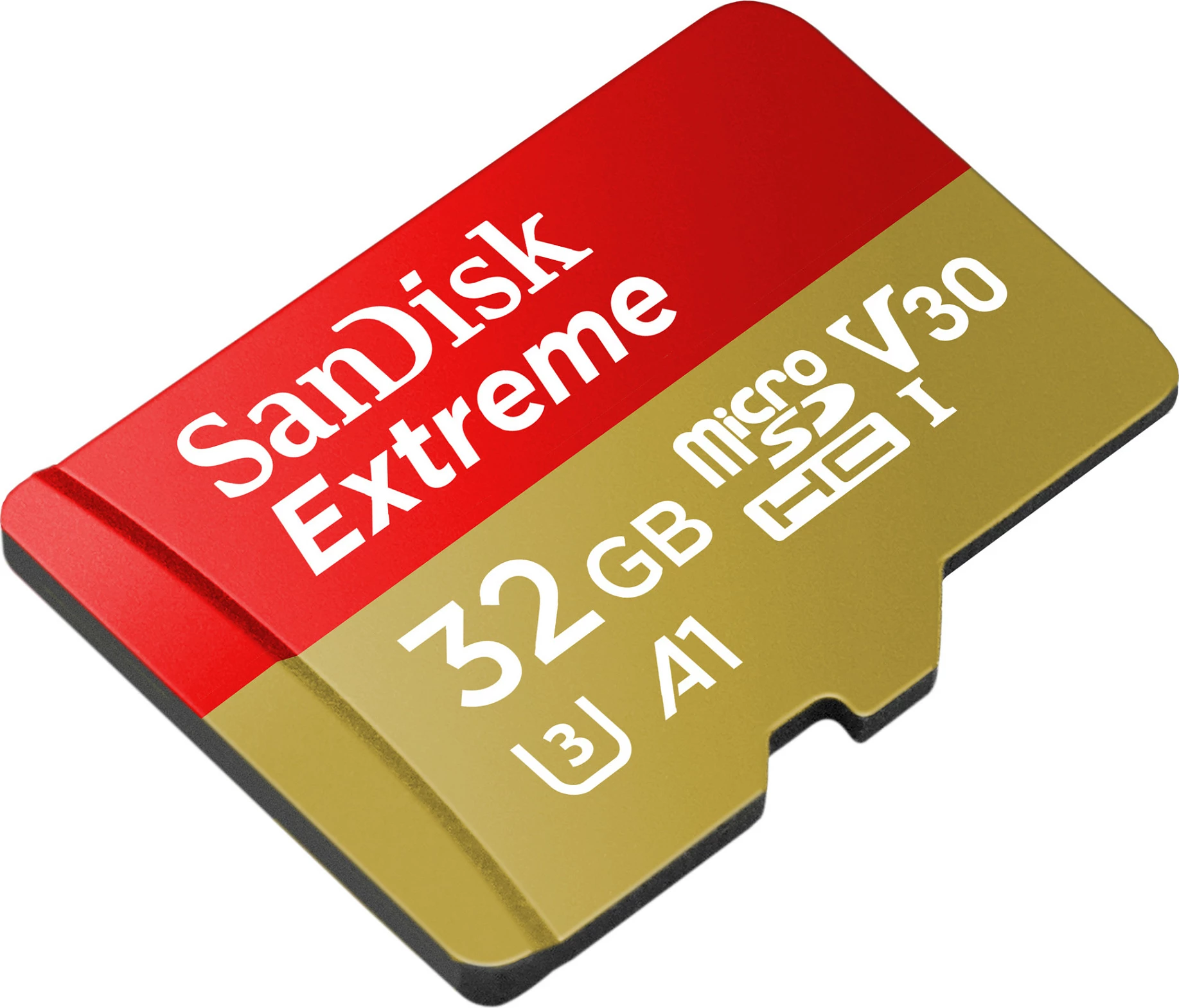Kartelë MicroSDHC SanDisk Extreme 32 GB, Class 10, UHS-I, 100 MB/s, 60 MB/s, e kuqe