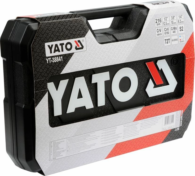 Set veglash Yato YT-38841 216 copë