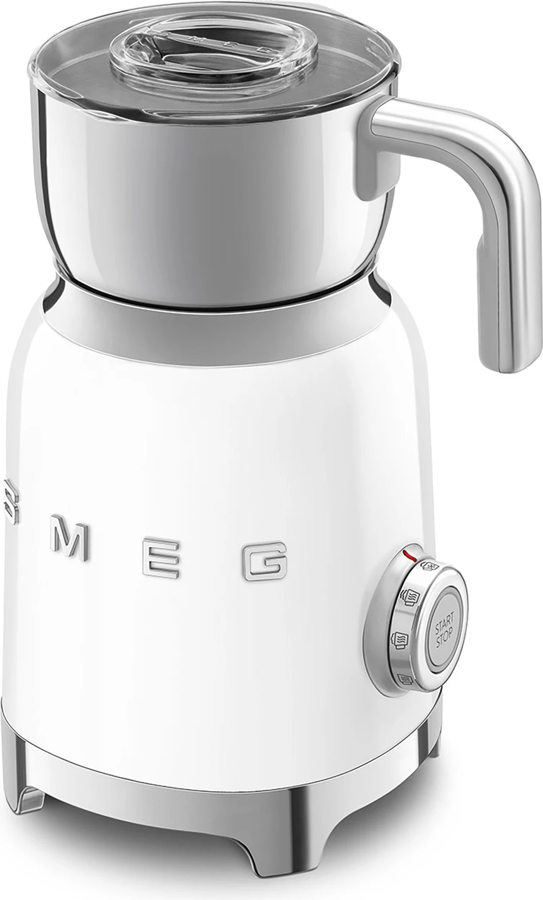 Shkumëzues qumështi Smeg MFF11WHEU 600 ml, 500 W, i bardhë/krem