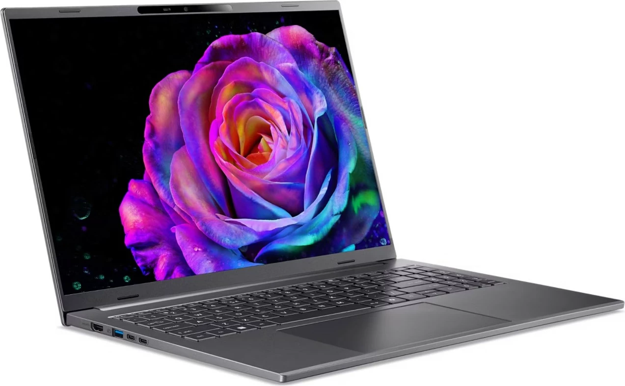 Laptop Acer Aspire 16 AI OLED A16-52M-5565, Core Ultra 5, 16GB/1TB, 16 inç, gri