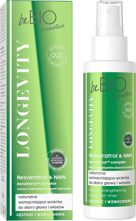 Tinkture për flokë BeBio Ewa Chodakowska Longevity Natural Hair and Scalp Reinforcing Tincture Density and Strength për femra, 100ml