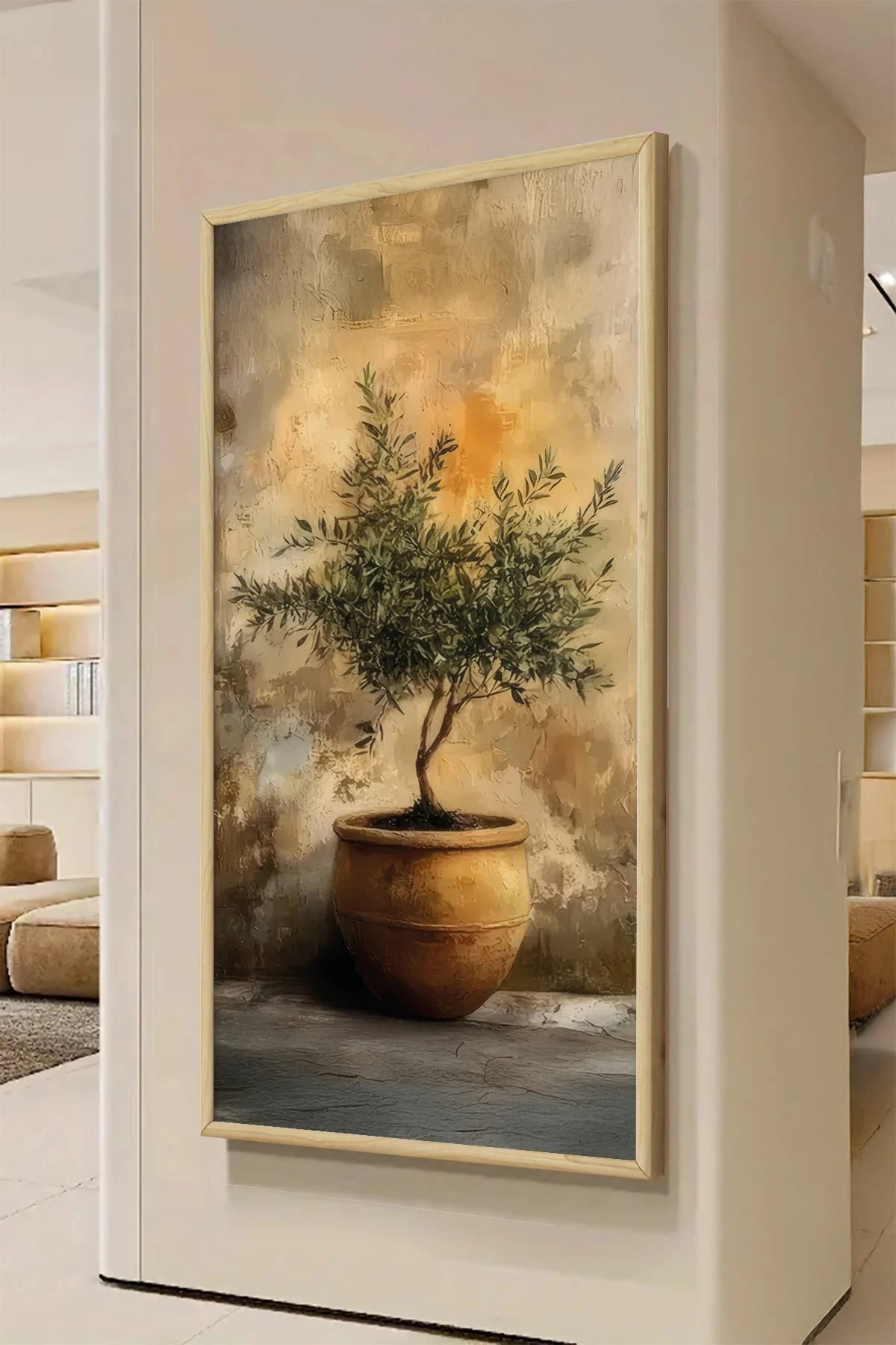 Pikturë dekorative me kornizë, MDF, shumëngjyrëshe, Wallity, Artsmdfyty77-12050, 120x50cm