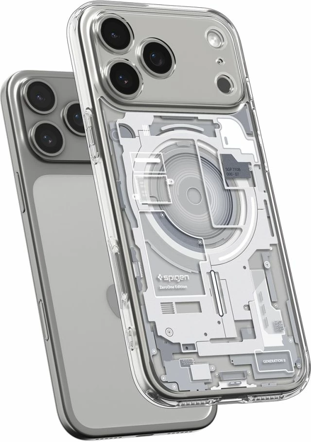 Mbështjellës Spigen Ultra Hybrid MagSafe për iPhone 17 Pro, Bardhë