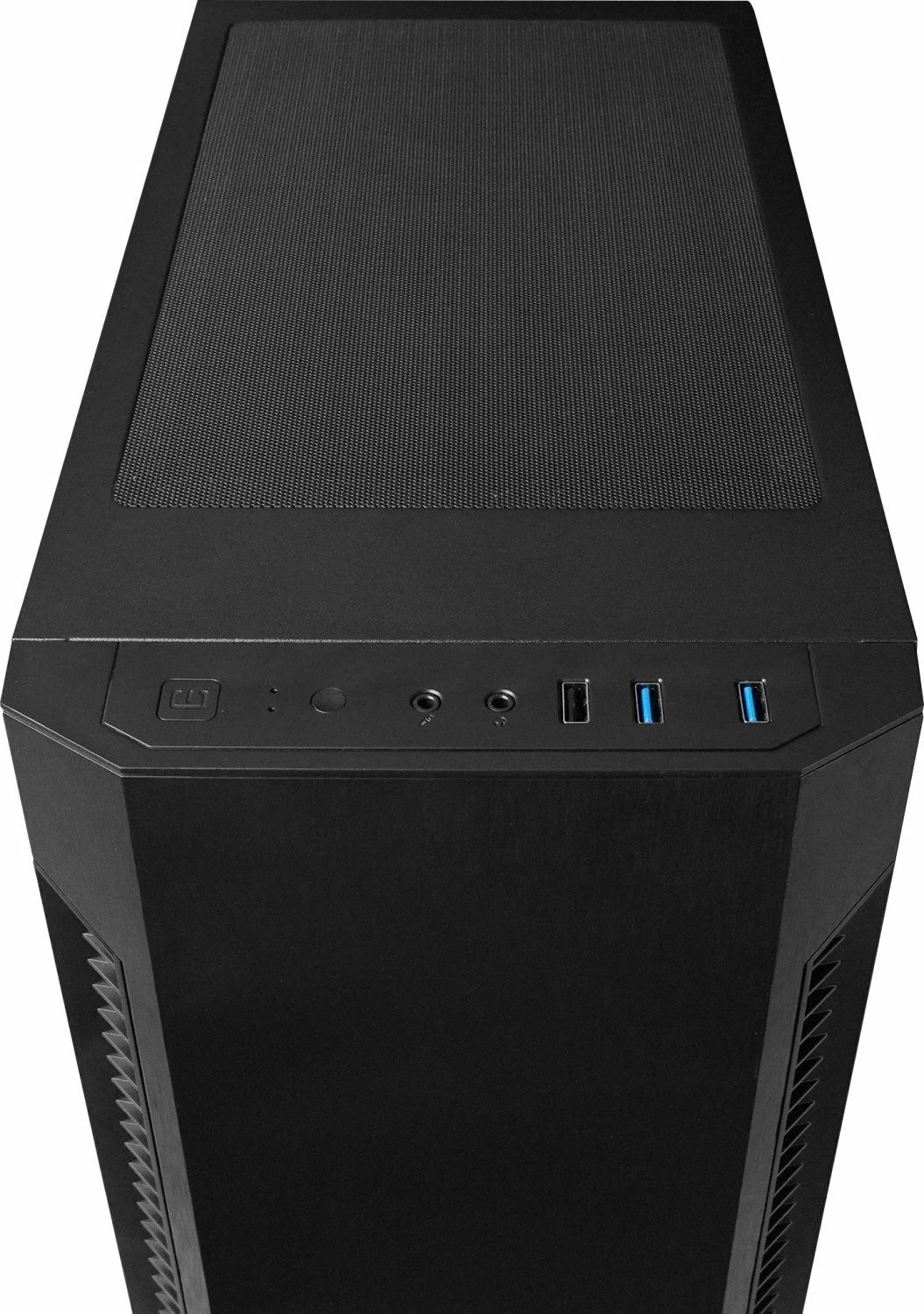Kasë Chieftec Elox AS-01B-OP Midi Tower ATX/Micro-ATX/Mini-ITX, pa furnizues rryme, e zezë