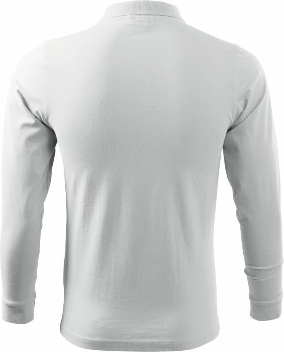 Polo maicë Malfini për meshkuj, e bardhë