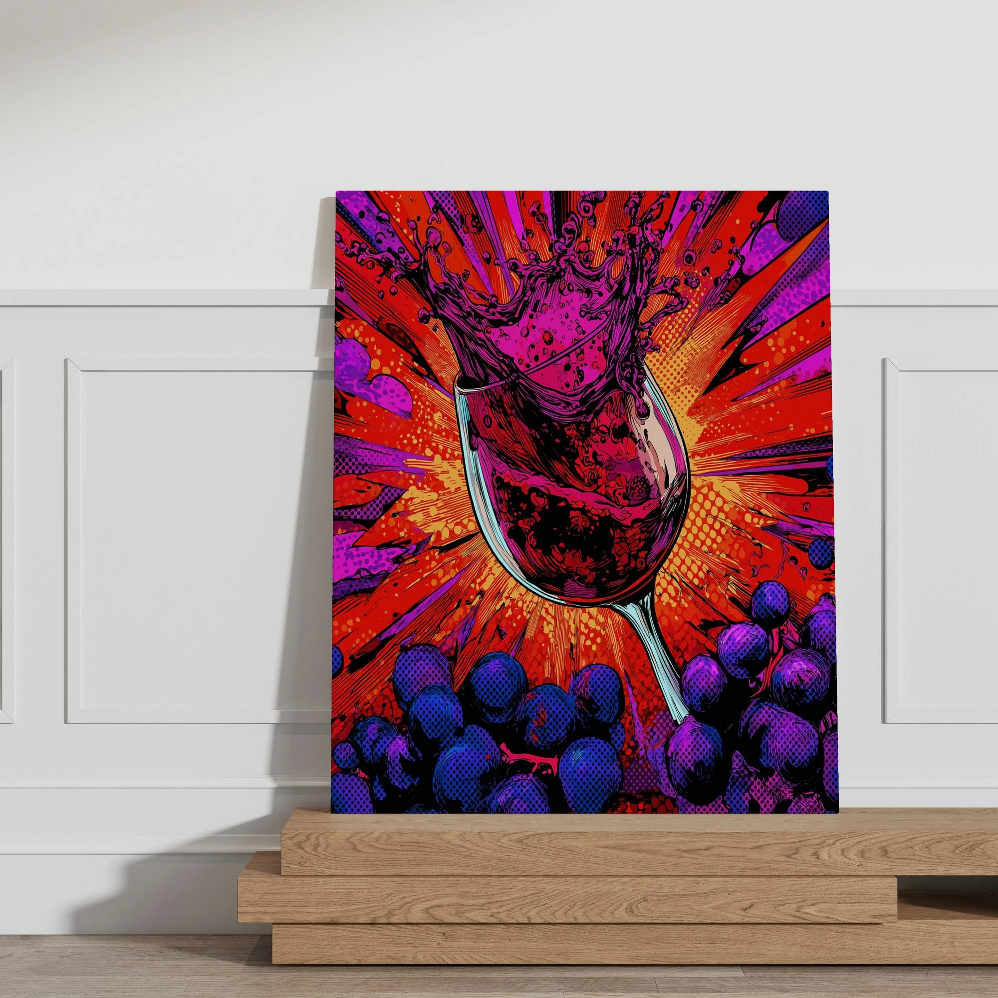 Pikturë dekorative në kanavacë, shumëngjyrëshe, Wallity, ASR_CNV25-51, 50x70cm