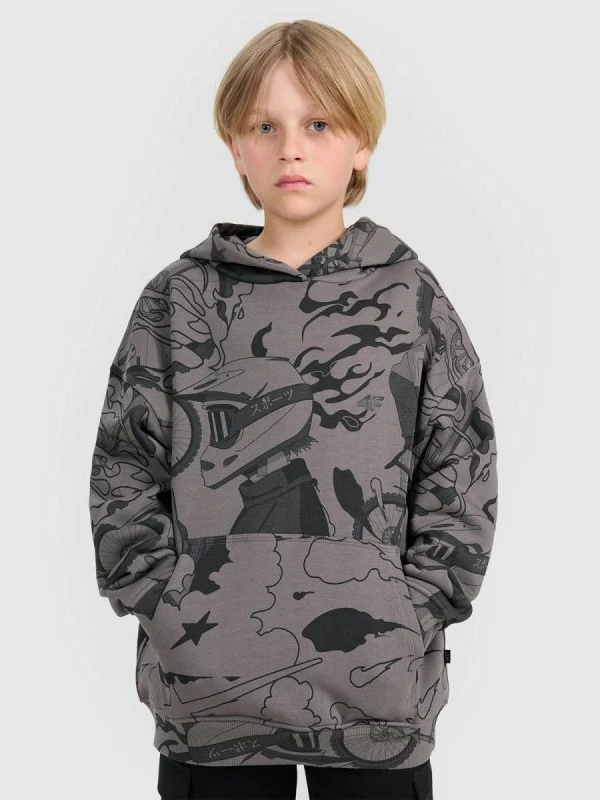 Duks për djem 4F, me kapuç