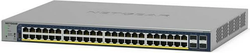 Switch NETGEAR Smart GS728TP, 24x Gigabit PoE+, 4x SFP, 190W, gri