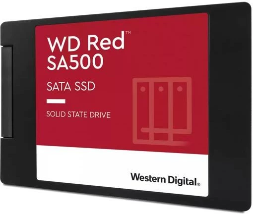 SSD Western Digital WD Red SA500, 2TB, 2.5", SATA, Kuqe