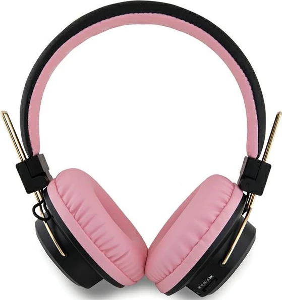 Kufje Bluetooth Hello Kitty Metal Logo, Hel000120-0, rozë/zezë