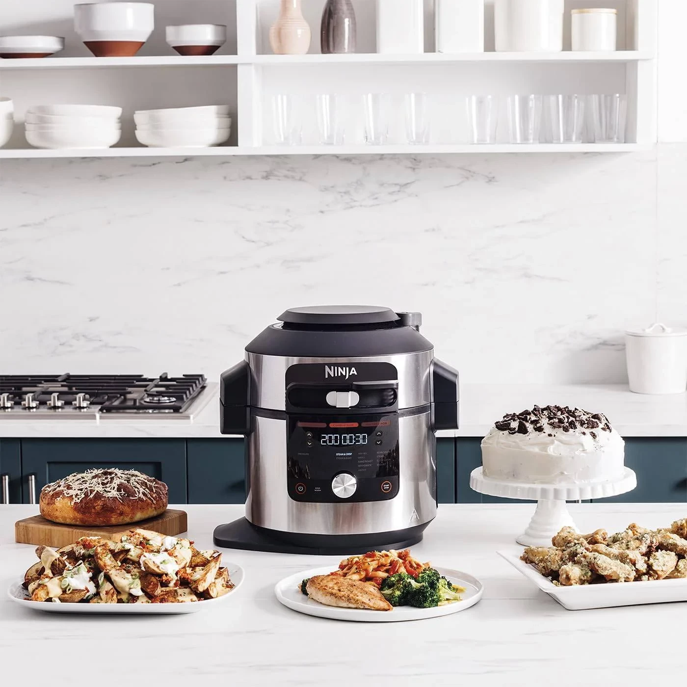 tenxhere multifunksionale Ninja Foodi MAX OL650EU 12-në-1 7.5L 1760W, çelik inox 2