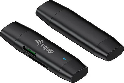 Lexues kartelash memorie EQUIP 245462, USB 3.2 Gen1 Type-A/Type-C, SD & microSD, 5Gbps, i zi