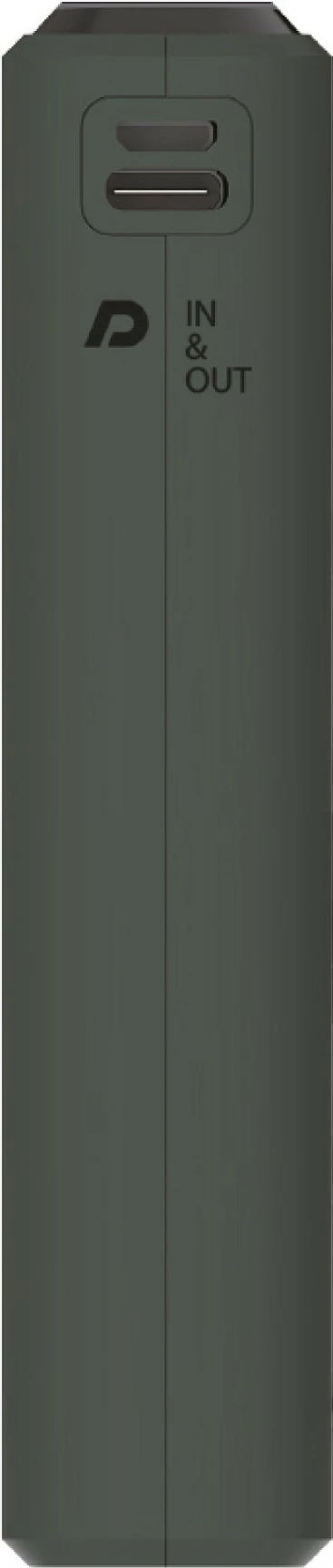 Powerbank RealPower 333646, 20000 mAh, USB-C PD, jeshile