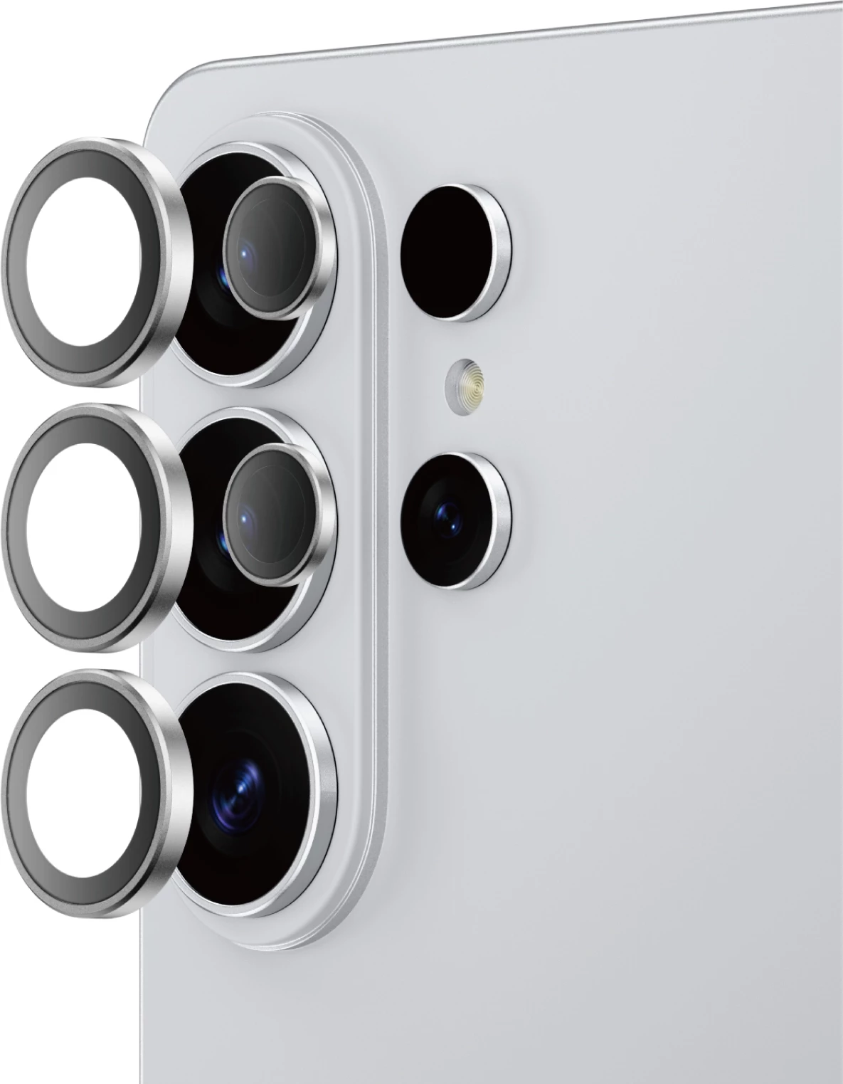 Xham mbrojtës lente safir AR për kamerë celulari, AmazingThing, Sapphire Radix AR, për Samsung Galaxy S26 Ultra, 0.5 mm, fortësi 9H, argjend