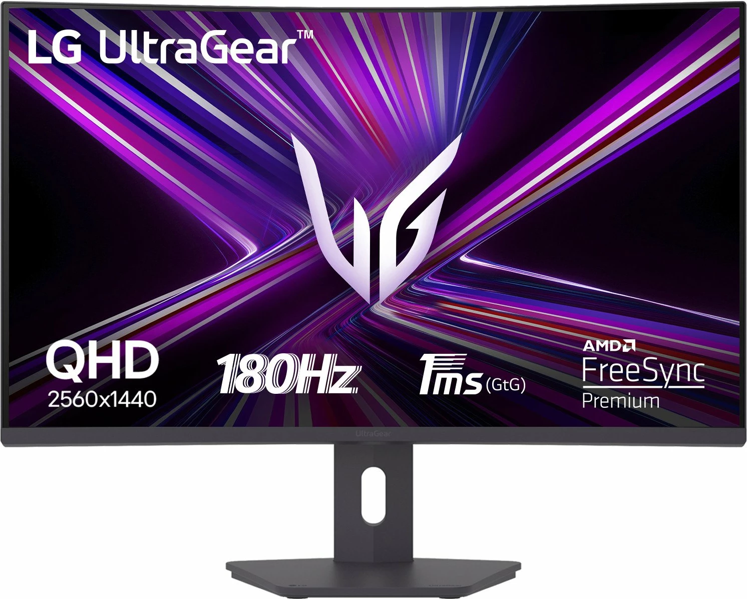Monitor LG UltraGear 32G600A-B 32\" i lakuar QHD 180Hz 1ms VA FreeSync, i zi