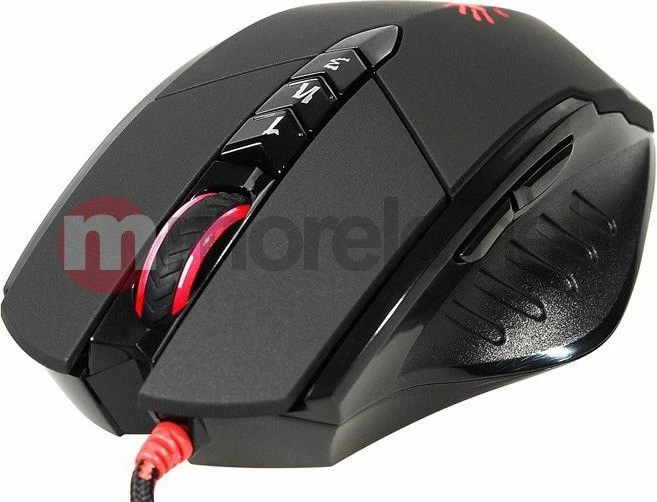 Maus gaming A4Tech Bloody V7m, 3200 DPI, 1000 Hz, USB me kabllo 1.8 m, i zi