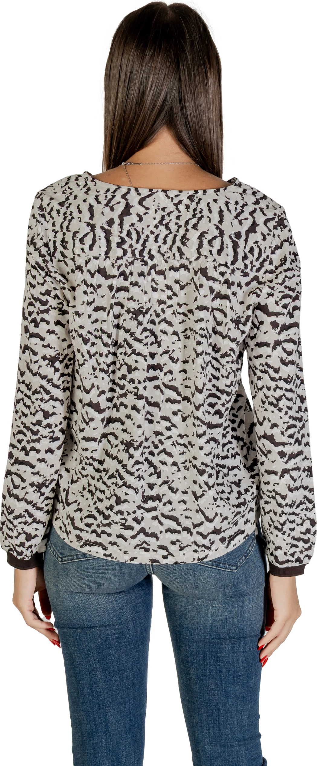 Bluzë për femra Street One 345976, e zezë-bezhë [Ngjyra: 34]
