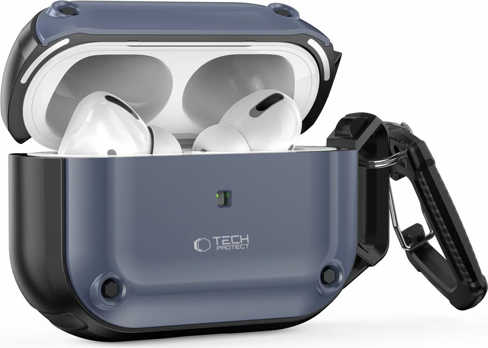 Mbështjellës Tech-Protect Rough Hook për AirPods Pro/Pro 2, Blu