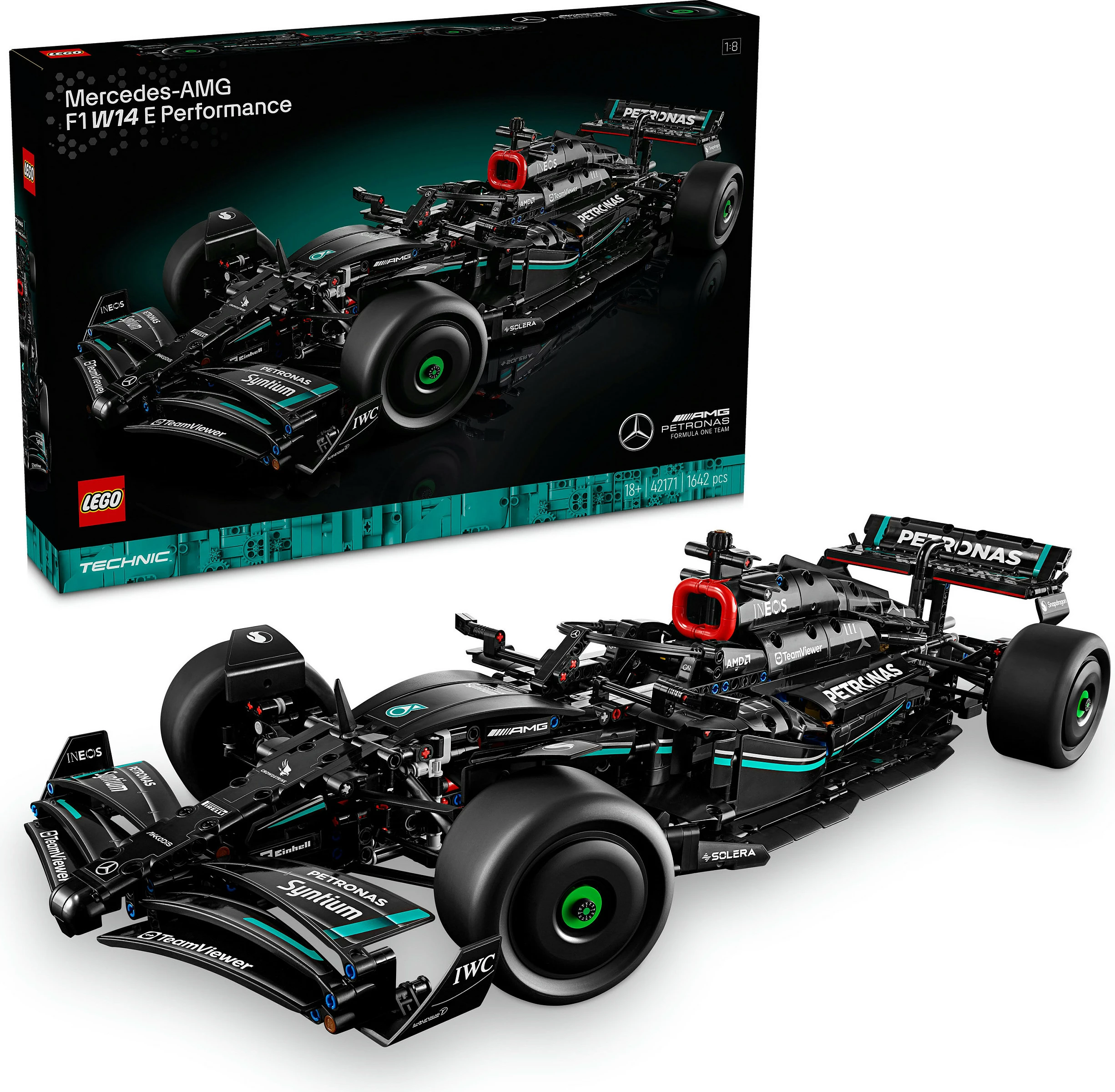 Set ndërtimi LEGO Mercedes-AMG F1 W14 E Performance, 1642 pjesë