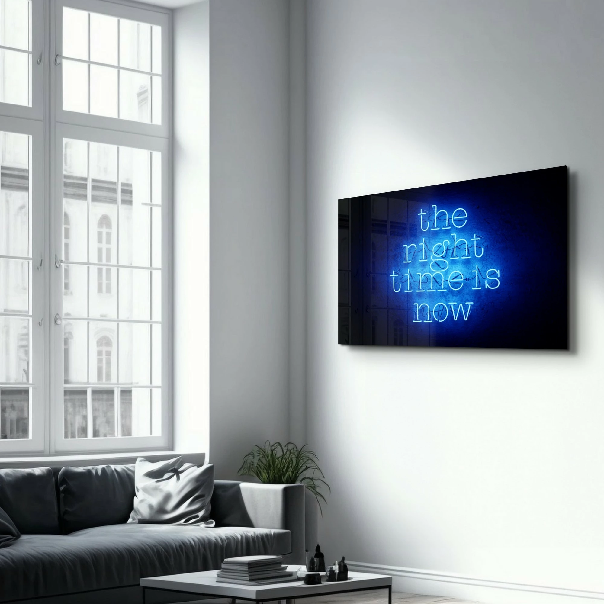 Pikturë dekorative prej xhami të temperuar, Wallity OGLS-8005, 46x72cm