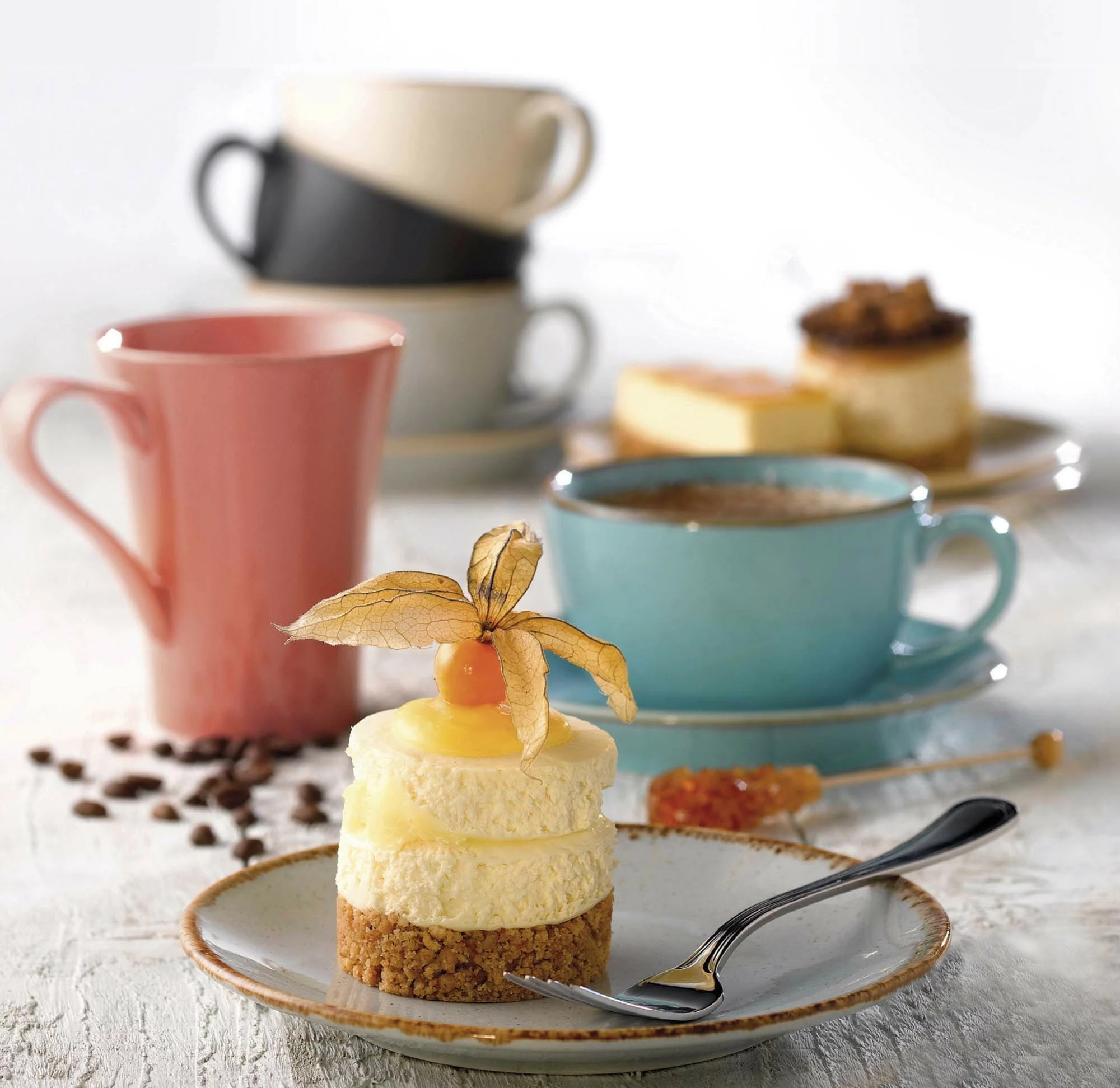 Filxhan espresso Porland Seasons Amber 312109 80 ml, set 6 copë, portokalli